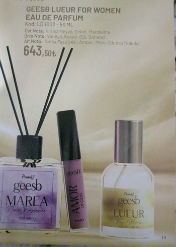 Homm Geesb LUEUR Kadın Parfüm 50 ml - Görsel 2