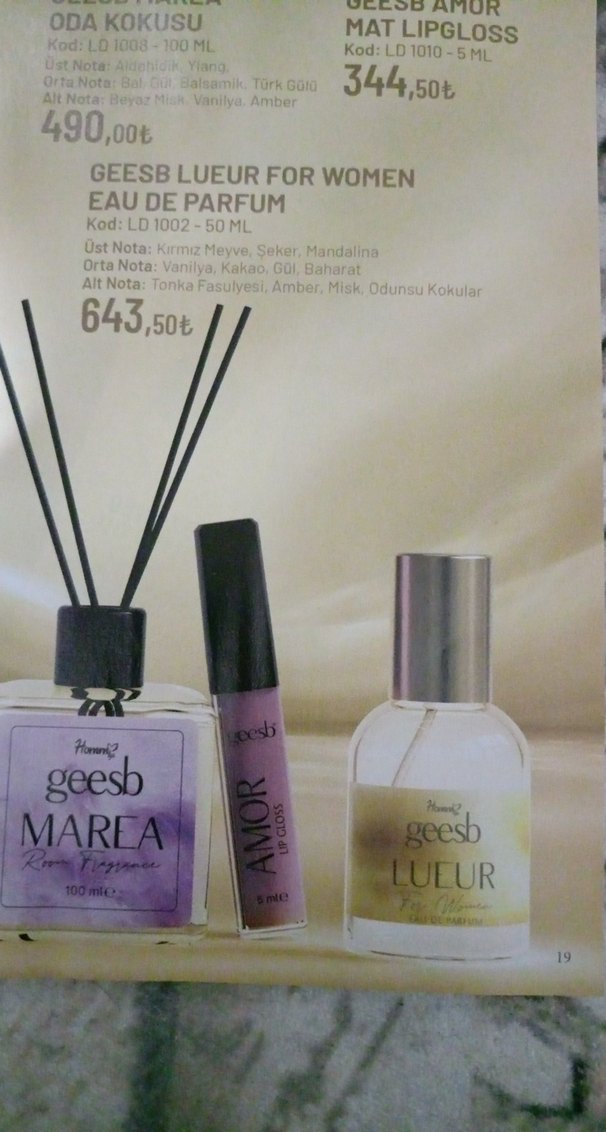 Homm Geesb LUEUR Kadın Parfüm 50 ml - Görsel 2