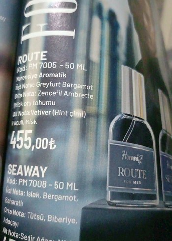 Homm Route Erkek Parfümü - Görsel 2