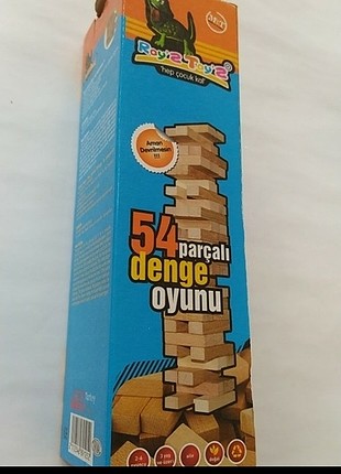 54 parça Jenga denge oyunu kaliteli sıfır kutusunda açılmamış