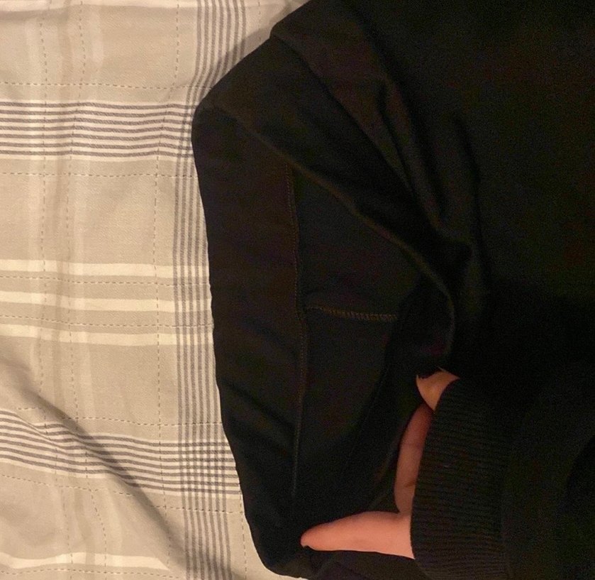 Siyah biker tayt - Görsel 2