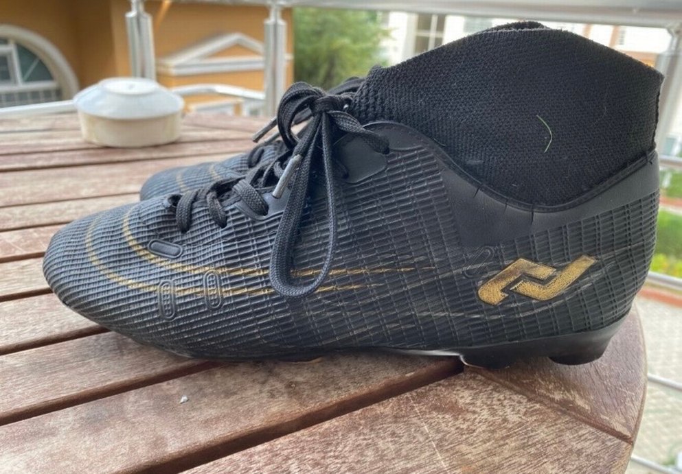 Gri Erkek Futbol Ayakkabısı Velcro Bağcıklı - Görsel 2