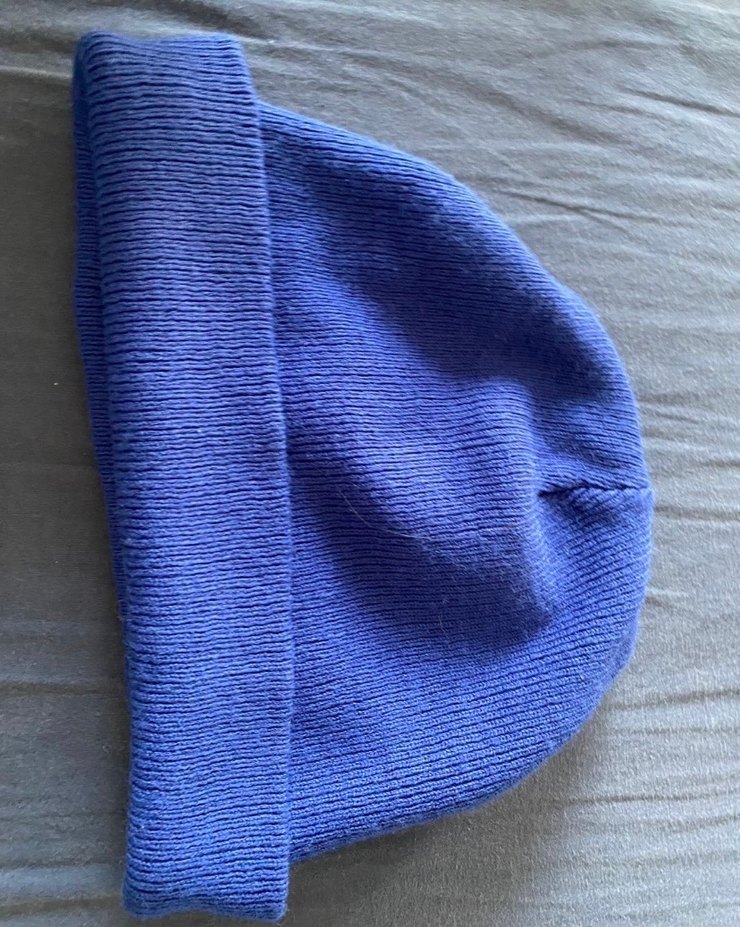 Kadın Mavi Triko Polar Bere - Görsel 2