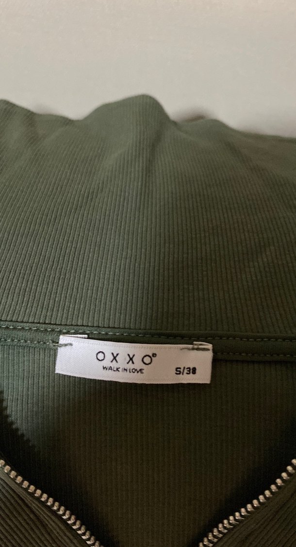 Gri Yarım Fermuarlı Yüksek Yakalı Erkek Sweatshirt - Görsel 3