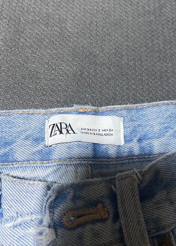 Kadın Mavi Midi Bol Kesim Denim Pantolon - Görsel 3