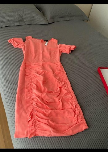 Vakko Kırmızı Mini Saten Bluz - Görsel 2