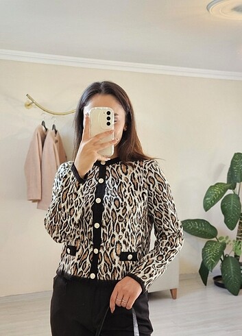 Leopar Hırka 