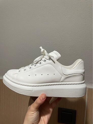 37 Beden beyaz Renk Beyaz sneaker