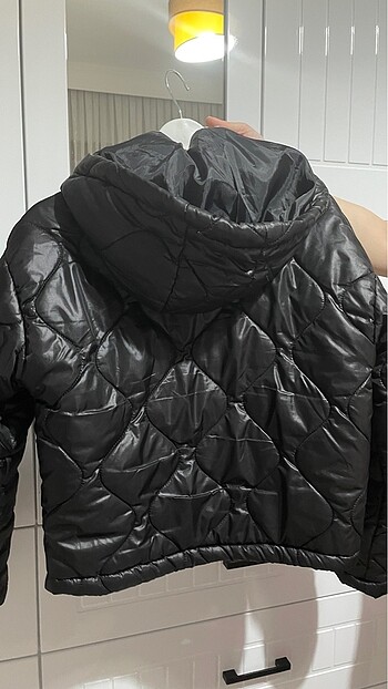 m Beden Siyah puffer mont