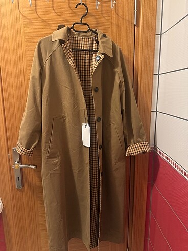 Zara çift taraflı trençkot