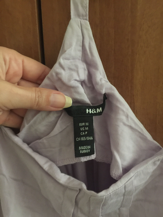 H&M H&M deri detaylıelbise tunik 