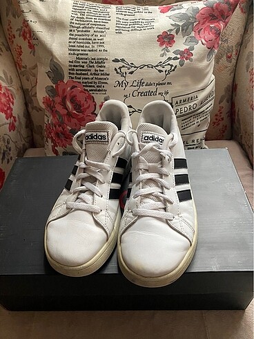 34 Beden Adidas grand court base unisex çocuk