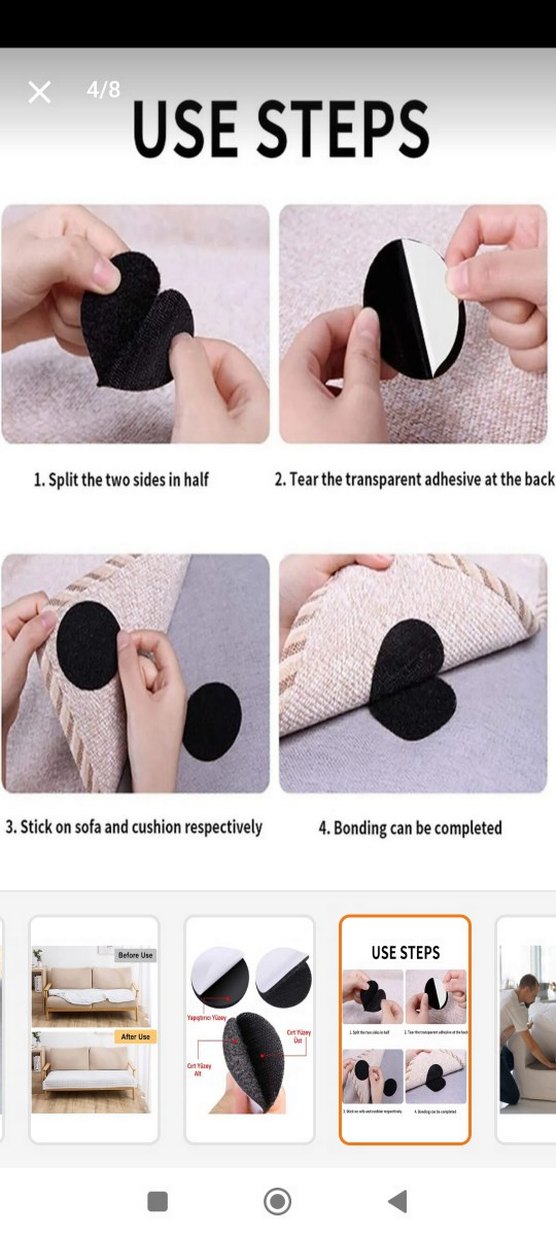 halı kilim örtüsü sabitleyici - Görsel 4