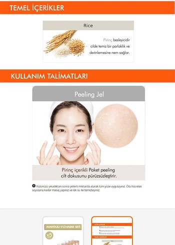 Pirinç İçerikli Peeling Jel - Görsel 2