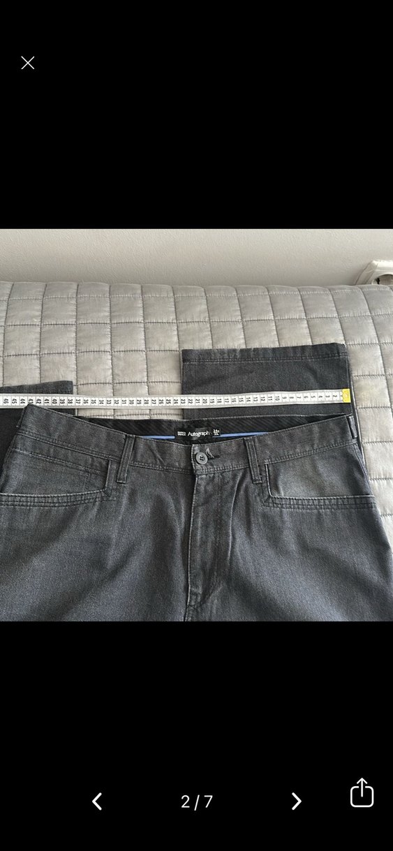 Gri Regular Fit Denim Erkek Pantolon - Görsel 2