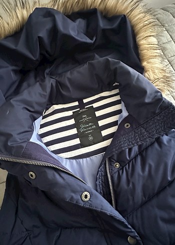 Kürklü Lacivert Kadın Yelek - Görsel 2