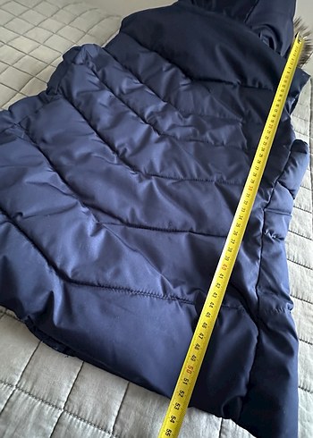 Kürklü Lacivert Kadın Yelek - Görsel 5