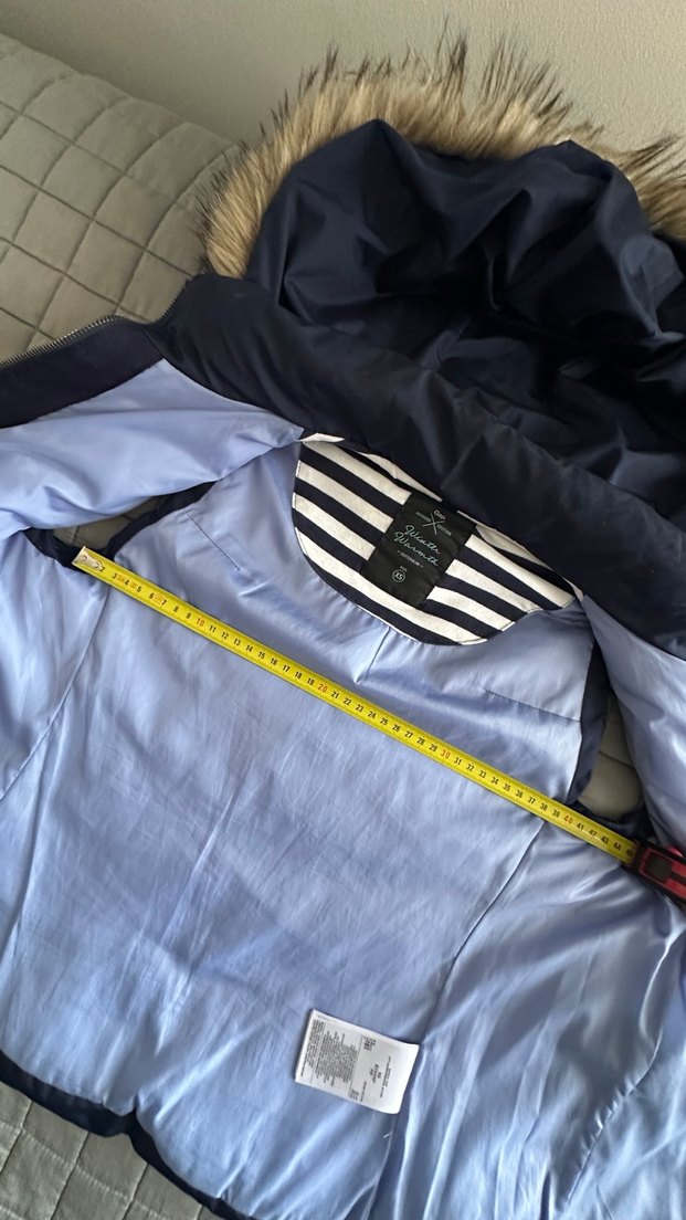 Kürklü Lacivert Kadın Yelek - Görsel 3