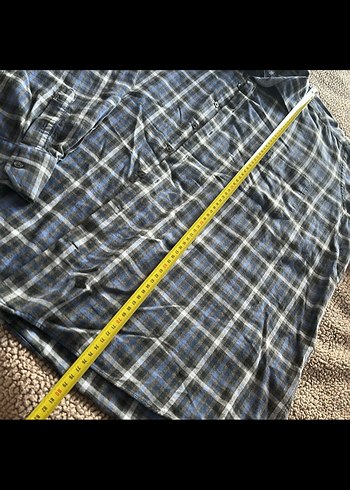 Kigili Erkek Kareli kışlık Gömlek - Görsel 3