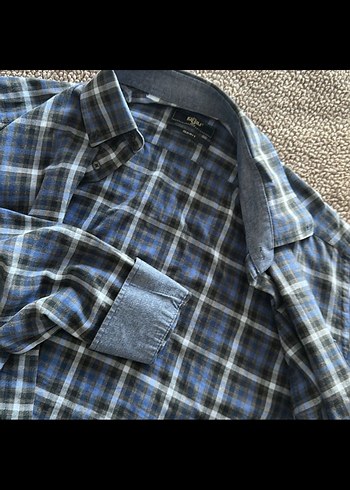 Kigili Erkek Kareli kışlık Gömlek - Görsel 2