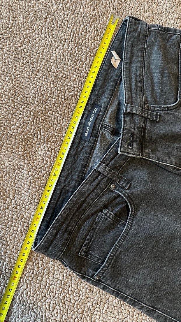 Gri Regular Fit Erkek Kot Pantolon - Görsel 2