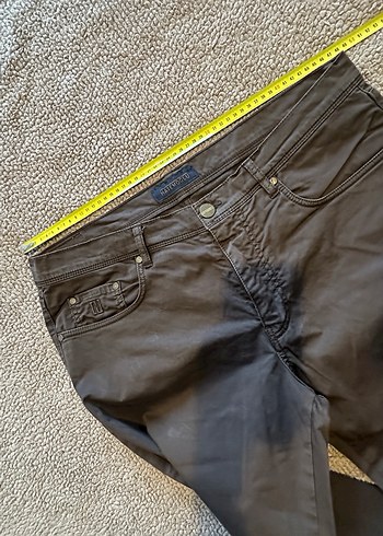 Düğmeli Kahverengi Erkek kanvas Pantolon - Görsel 5