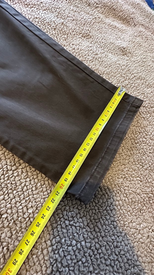 Düğmeli Kahverengi Erkek kanvas Pantolon - Görsel 4