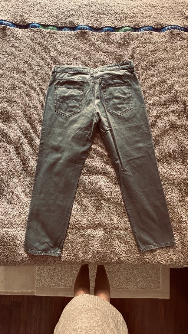 Gri Denim Erkek Pantolon - Görsel 2