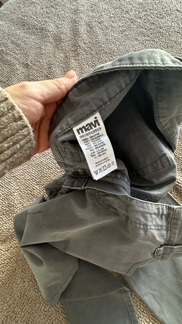 Gri Denim Erkek Pantolon - Görsel 3