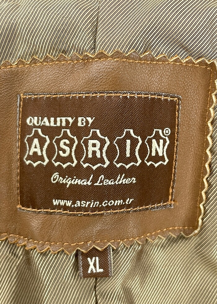 Asrın Deri Deri Ceket %70 İndirimli. - Görsel 4