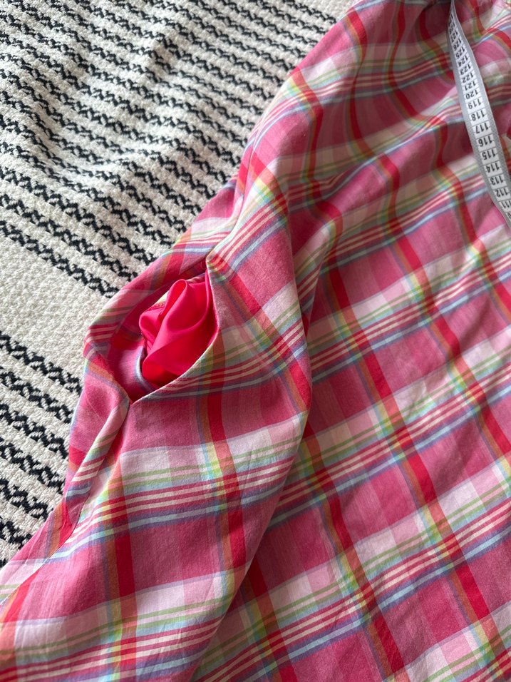 Pembe Bohem ipekli elbise - Görsel 5