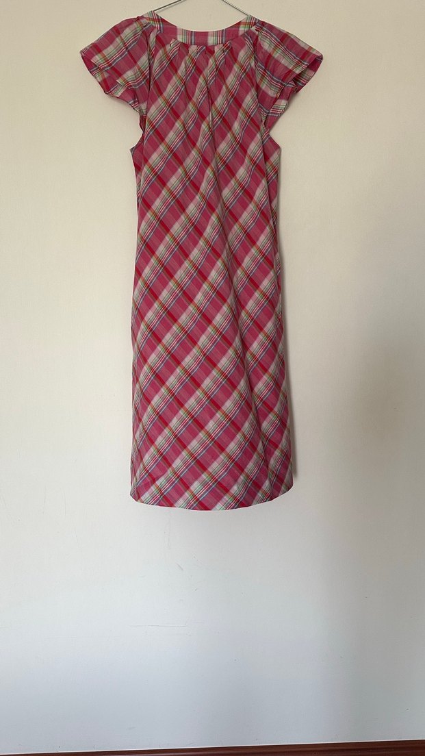 Pembe Bohem ipekli elbise - Görsel 2