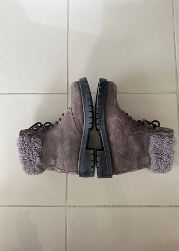 Vizon Süet Kürklü Kadın Bot - Görsel 3