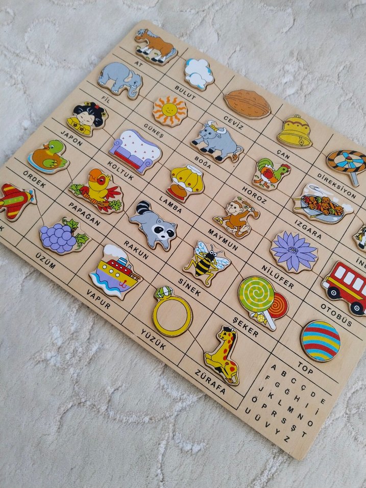 Ahşap puzzle bultak - Görsel 2