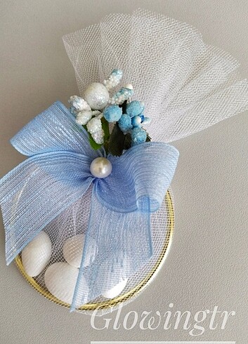 Bebek hediyelik halka şeker 30 adet - Görsel 2