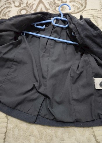 Erkek Çocuk Kadife Düğmeli Ceket - Görsel 3