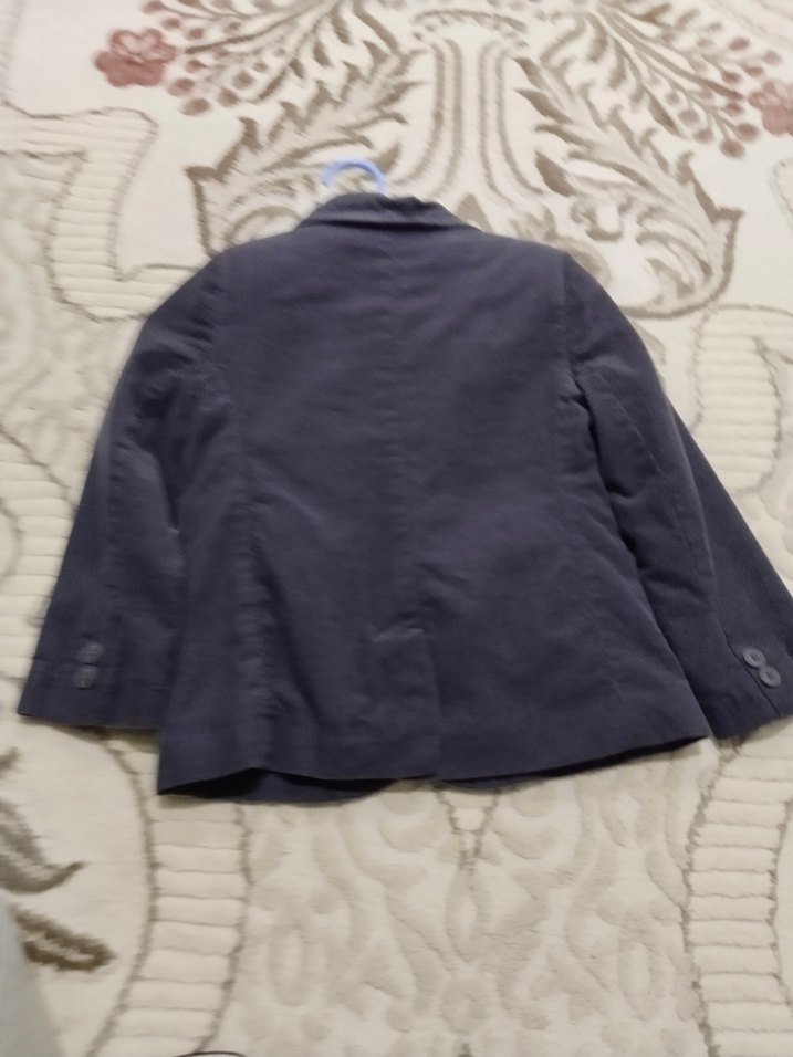 Erkek Çocuk Kadife Düğmeli Ceket - Görsel 2