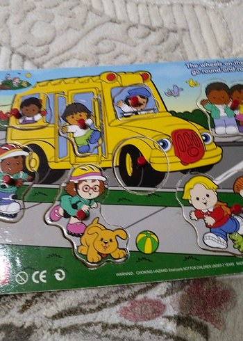 2 adet ahşap puzzle