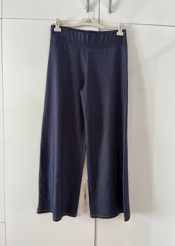 Lacivert Rahat Kesim Denim Kadın Pantolon
