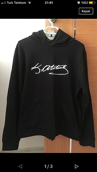 Atatürk imzalı sweatshirt