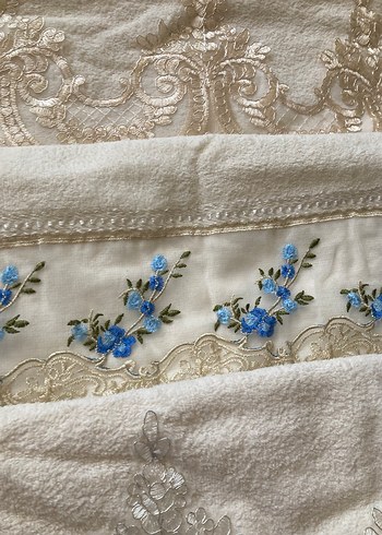 Nakışlı Bohem Çok Renkli Havlular - Görsel 3