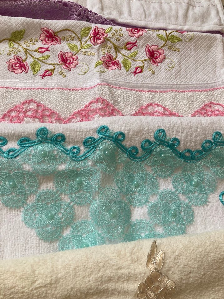 Nakışlı Bohem Çok Renkli Havlular - Görsel 4