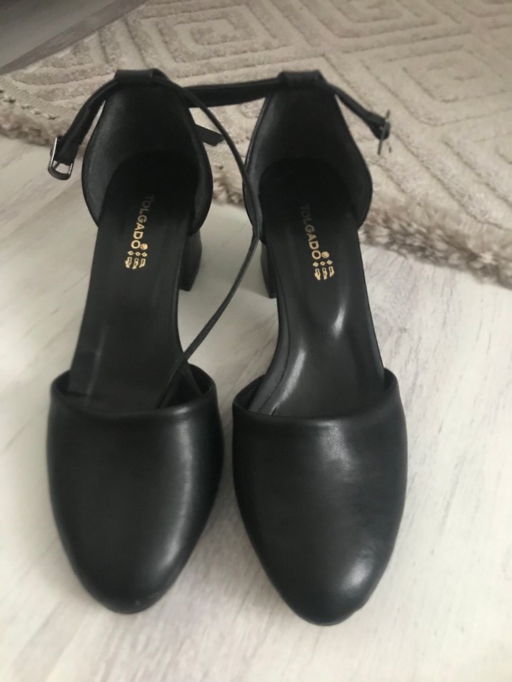 Kadın Siyah Klasik Topuklu Ayakkabı - Görsel 5