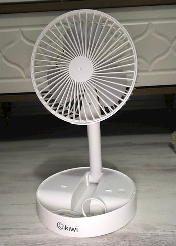 Şarjlı Masaüstü Fan 16 cm Beyaz - Görsel 7