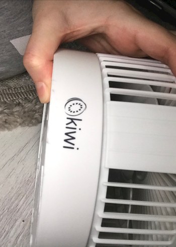 Şarjlı Masaüstü Fan 16 cm Beyaz - Görsel 6