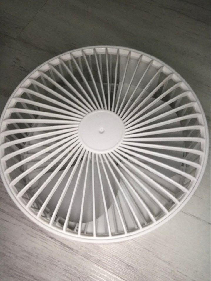 Şarjlı Masaüstü Fan 16 cm Beyaz - Görsel 5