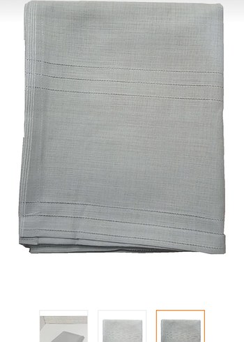 Gri Modern Desensiz Masa Örtüsü - Görsel 3