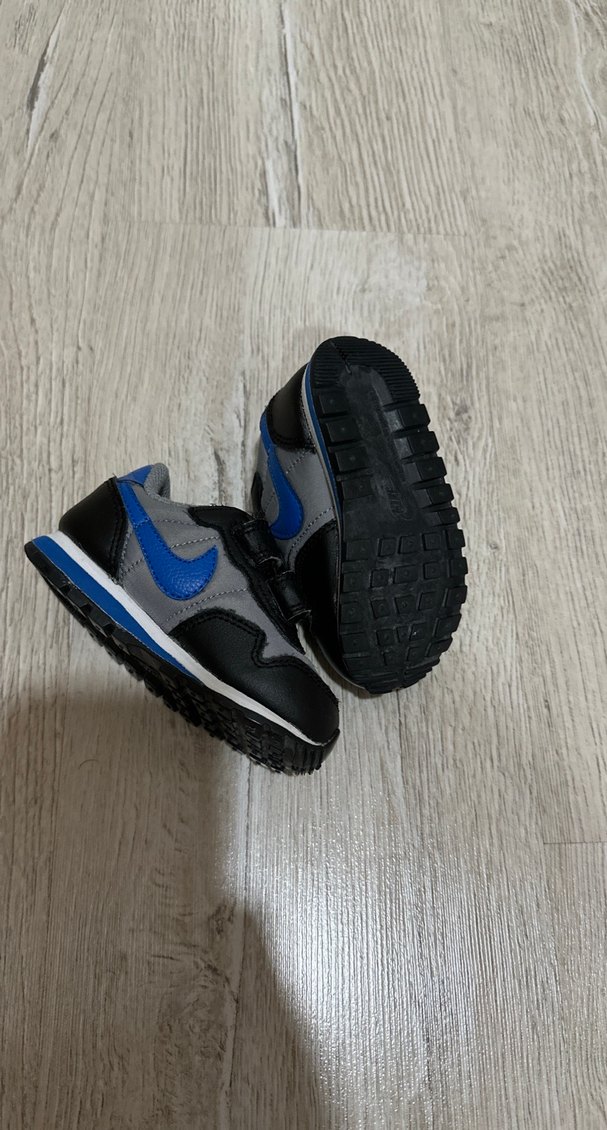 Nıke Gri Erkek Çocuk Spor Ayakkabı Velcro - Görsel 3