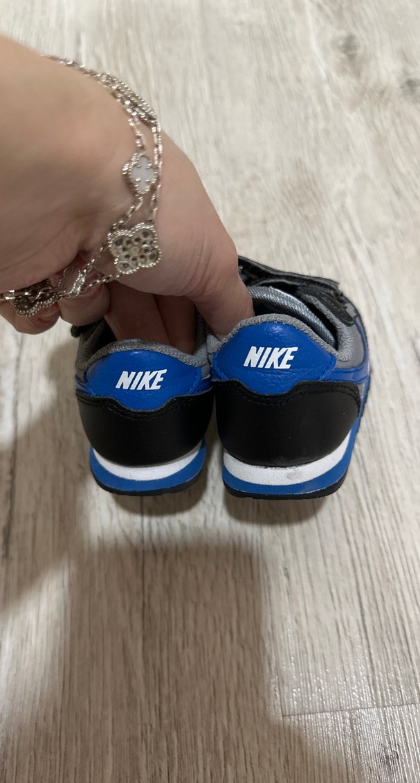 Nıke Gri Erkek Çocuk Spor Ayakkabı Velcro - Görsel 2