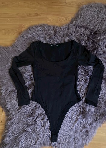 Trendyol Siyah Uzun Kollu Kadın Çıtçıtlı Body - Görsel 2